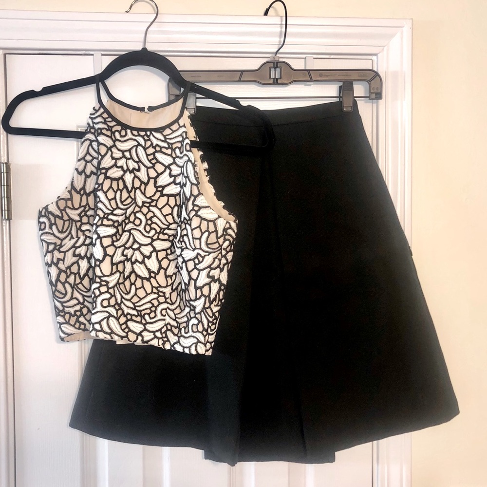 2 piece cocktail dress